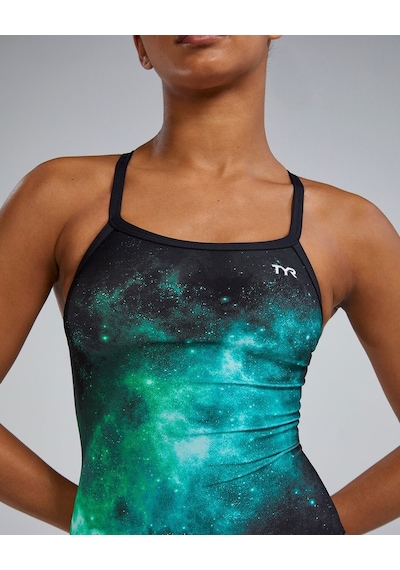 Tyr Durafast Elite Kadın Trinityfit Yüzücü Mayo  Yeşil