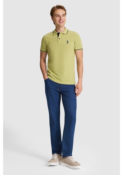 U.S. Polo Assn. U.s. Polo Assn. Erkek Çağla Tişört Basic 50326975-vr016 Cagla