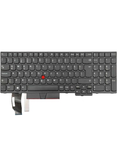 Lenovo Uyumlu ThinkPad L590 Notebook Klavye - Tuş Takımı / Siyah - TR
