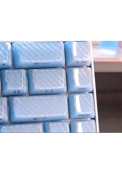 Mekanik Klavye Keycap -136 Tuşlu Dalgalı Mavi Tuş Takımı