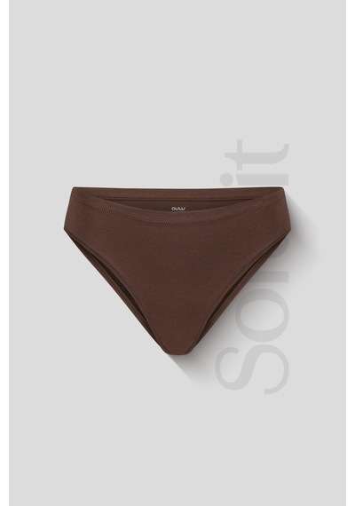 Auw Kadın Lastiksiz Pamuklu Modal Basic Cheeky Külot 6'lı - Softfit Latte,bronz,bitter