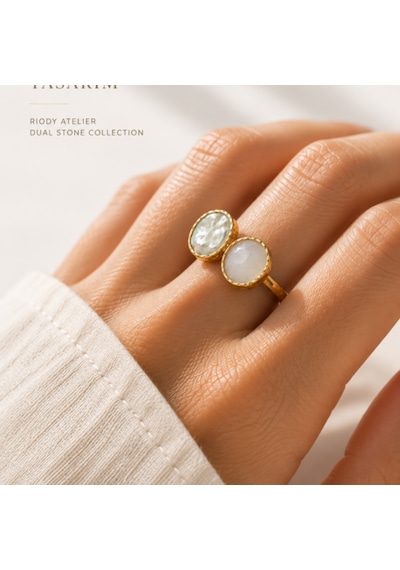 Riody Atelier No.02 Ayarlanabilir Gold Kadın Yüzük Sarı Altın