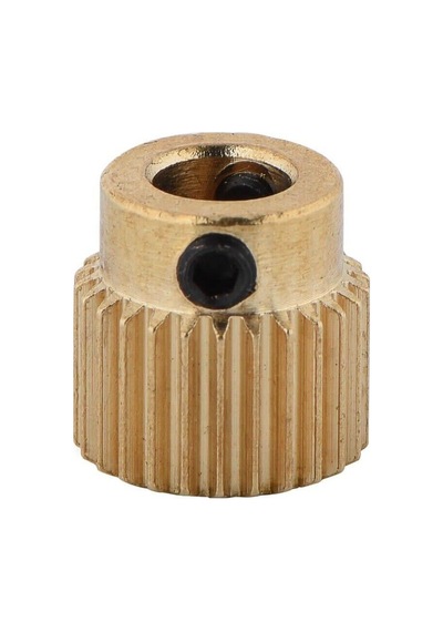 Koodmax 5 Adet Mk8 Extruder 40 Diş 5mm Pirinç Özel Tel Besleme Ekstrüzyon Tekerleği Dişlisi