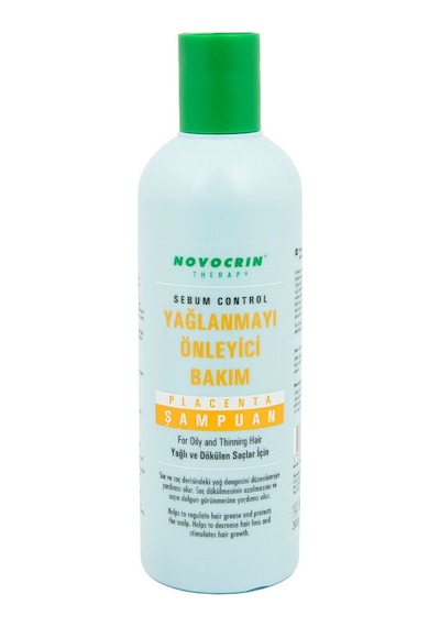 Novocrin Placenta Sebum Control Shampoo 300ml Yağlı