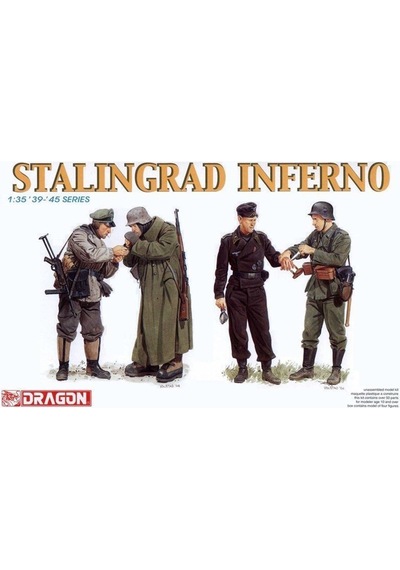 Dragon 6343 1/35 Ölçek, Stalingadr Cehennemi Asker Figürleri Plastik Model Kiti-49396