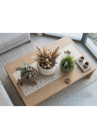 Zevli Japandi Tarzı Modern Küre Saksı 3'lü Set - Su Sızdırmaz Dekoratif Salon Ve Balkon Saksısı Hediyelik Çiçeklik Seti Mermer Beyazı, Antrasit Ve Mocha, Bir Büyük İki Orta 001