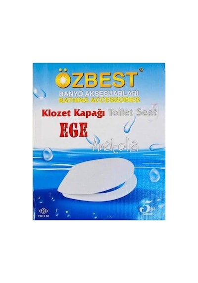 Ege Anatolia Klozet Kapağı Akdeniz Klozet Kapak Antibakteriyel Hijyenik Lüx Alttan Sıkmalı Diğer