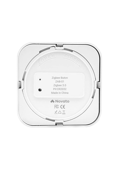 Zigbee Tekli Senaryo Düğmesi Tuya, Smart Life, Zigbee2mqtt Uyumlu - Pil Hariç Standart