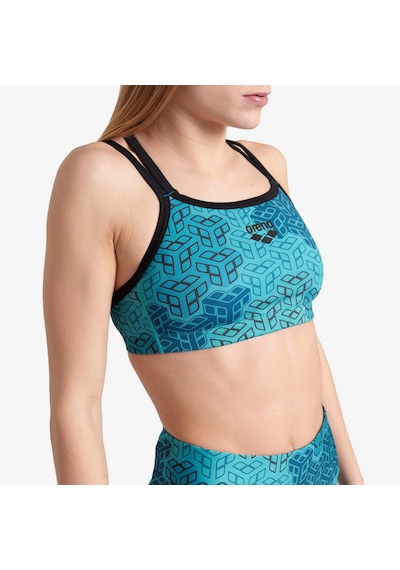 Arena Seamless Tank Kadın Mavi Bra - 005719 Mavi