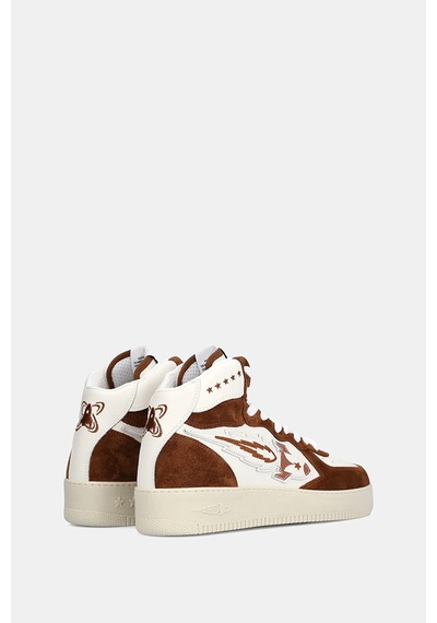 Enterprıse Japan New Drop M Kahverengi Mid Sneaker Kahverengi Kahverengi