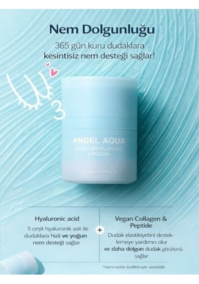 Aqua Moisture Plumping Lipcerin Nemlendirici Dolgunlaştırıcı Dudak Balmı 15 Ml