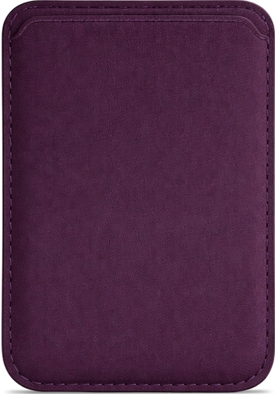 Lunex Premium Süet Magsafe Kartlık Burgundy Wine Apple Uyumlu iPhone 13 Mini Burgundy Wine