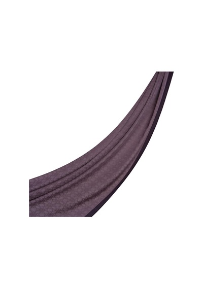 İpekevi Monogram Şal - İncir Moru İncir Moru