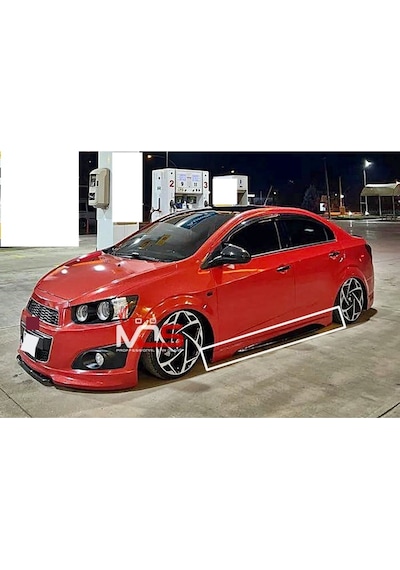 Chevrolet Uyumlu Aveo Sedan Marşpiyel Sağ Sol Takım Fiberglass Boyasız