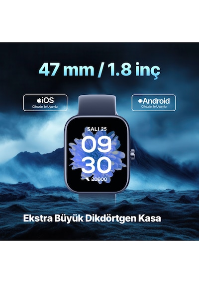Ttec 2S09WS Tempus 47 MM Dikdörtgen Kasa Akıllı Saat