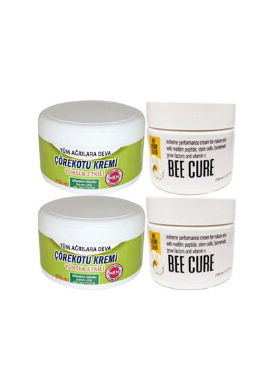 Çörek Otu Kremi Büyük Xl Boy Krem 2x200 Ml+ Bee Cure 2x150 Ml Krem