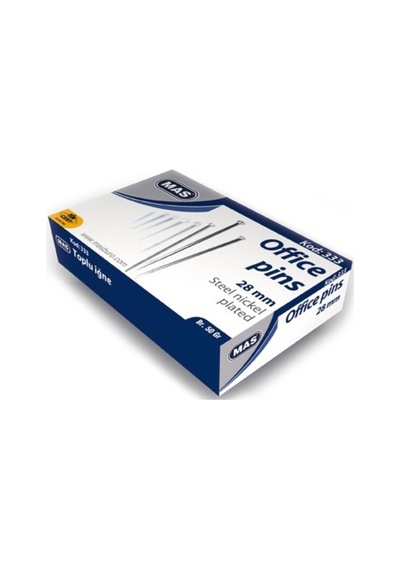 Mas Toplu İğne 28mm 50gr - 2 Kutu