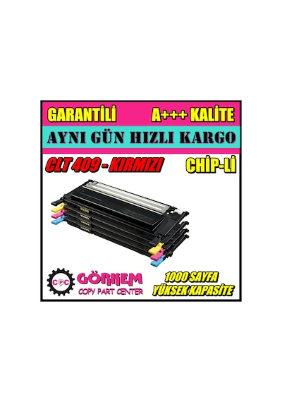 Samsung Clp35 Toner Uyumlu Kırmızı / Clt-M409S