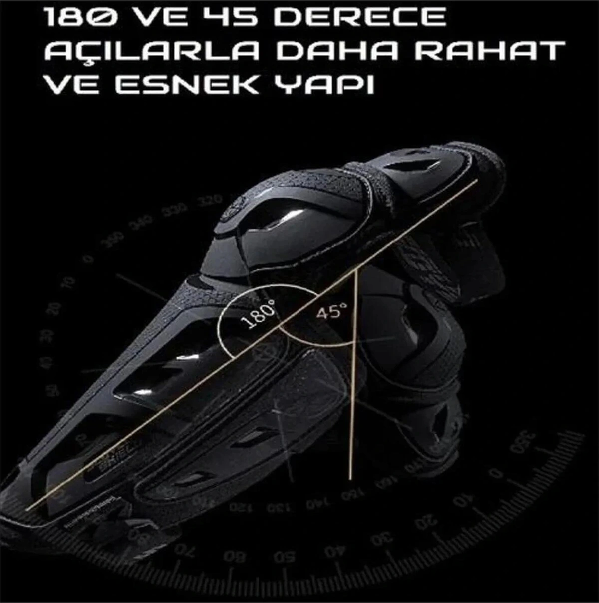 K26 Mafsalli Dizlik Siyah