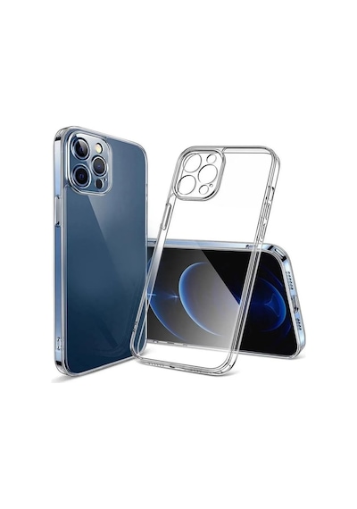 Apple Uyumlu iPhone 13 Promax Kılıf Şeffaf Yumuşak Silikon Kamera Korumalı Yüksek Kalite Turuncu