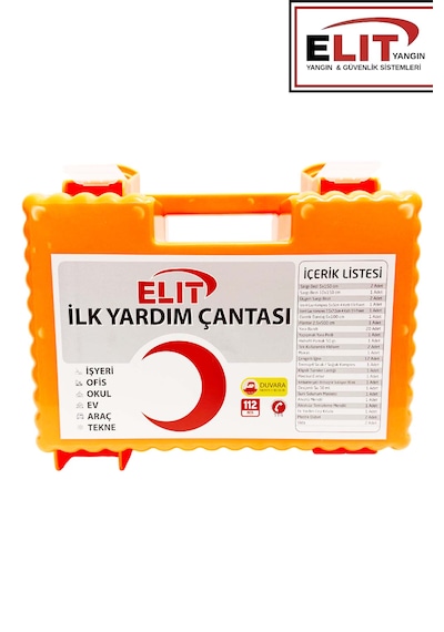 İlk Yardım Çantası Araç Ev İş Yeri Acil Müdahale Çantası İlk Yardım Seti Turuncu