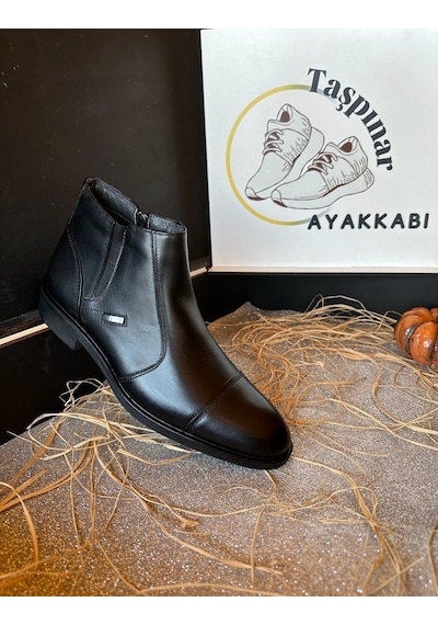 Taşpınar Hakiki Deri Erkek Günlük Kışlık Rahat Soğuk Havaya Dayanıklı Klasik Bot 39-45 Siyah Taşpınar Hakiki Deri Erkek Günlük Kışlık Rahat Soğuk Havaya Dayanıklı Klasik Bot 39-45 Siyah