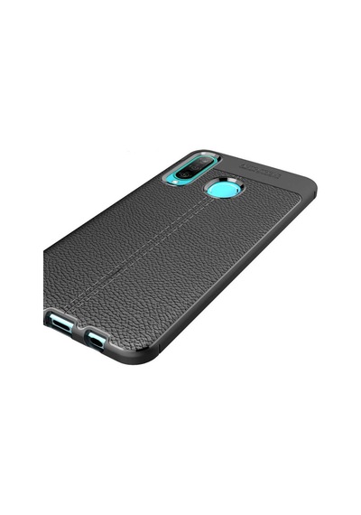 Huawei P30 Lite Kılıf Zore Niss Silikon Kapak Siyah
