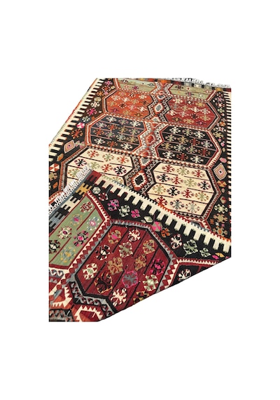 El Dokuma 155x300 Kök Boya %100 Yün Çift Kanat Malatya Kilimi  Teşhir Ürün
