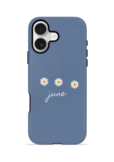Apple iPhone Uyumlu 17 Vorian Çift Katmanlı Magsafe Kılıf June Daisy Blue