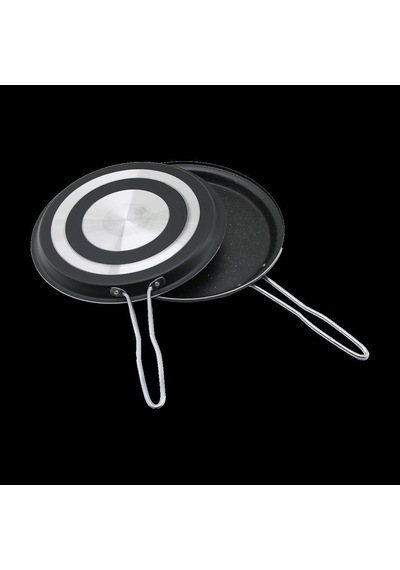 32 Cm Teflon Balık Tavası Çift Siyah