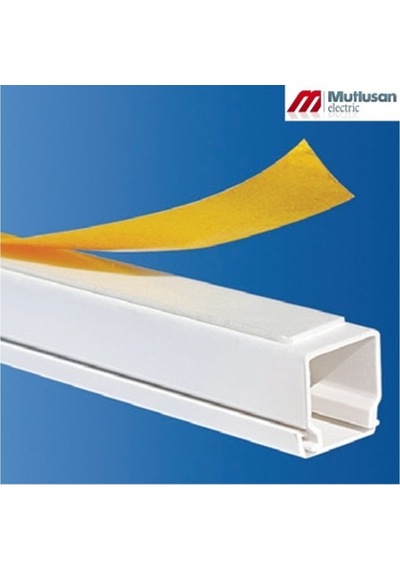 Mutlusan 40X25 Mm Yapışkan Bantlı Kablo Kanalı (4 Metre)