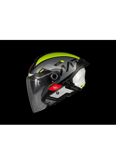 Mt Helmets Mt Cosmo Sv Silenceb3 Gloss Sarı Gözlüklü Motosiklet Kaskı Sarı