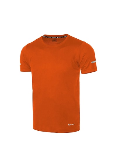 Genius Store Erkek Nem Emici Hızlı Kuruma Atletik Teknik Performans Spor T-shirt Drıfıt-kısakol Turuncu