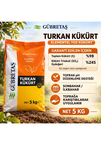 Gübretaş Turkan Kükürt 5 Kg