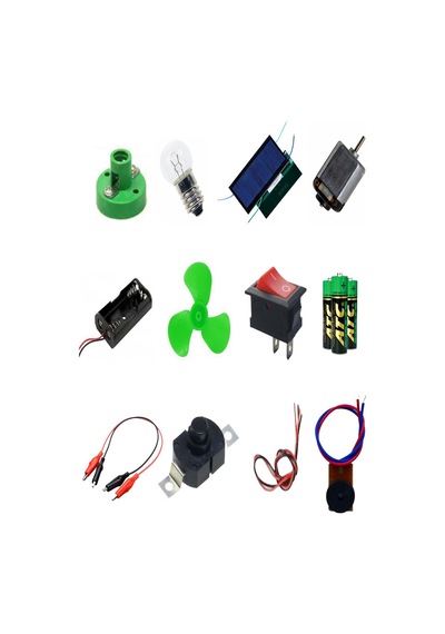 Okul Deney Seti Güneş Panelli Eğitici Elektrik Devresi Kiti