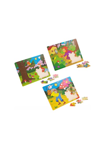 Masal Ahşap Yapboz Puzzle Pazıl