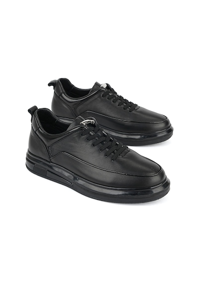 Ziya, Erkek Hakiki Deri Sneaker 1611037z2583 Siyah 1611037z2583 000