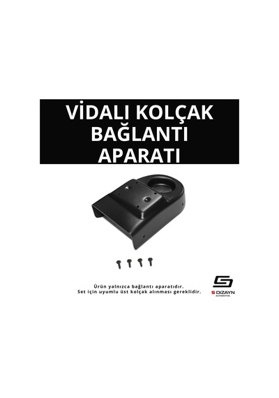 S-dizayn Peugeot 207 Abs Vidalı Kol Dayama Kolçak Alt Adaptör 2006-2014 A+kalite
