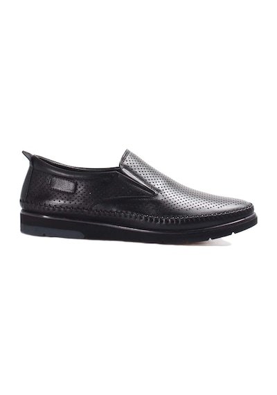 Fast Step Hakiki Deri Erkek Casual Ayakkabı 711ma07lzr Siyah