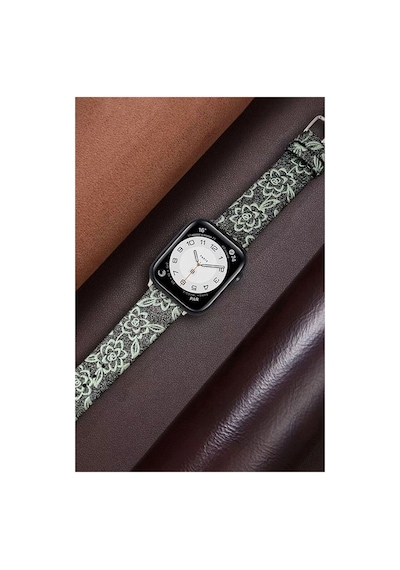 Apple Watch Uyumlu 38mm Creeper Desenli Kordon Saat Değildir