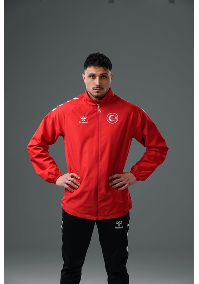 Hummel Line Milli Takım Yağmurluk Kırmızı