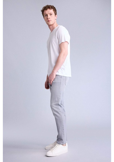 Defacto Pedro Slim Fit Yıkanmış Görünümlü Jean Pantolon G8529ax26smnm18 Gri-nm18