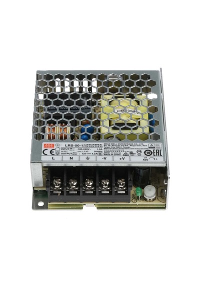 Lrs50-12 Smps Anahtarlamalı Güç Kaynağı , 1 Çıkışlı, 4,2a 50w