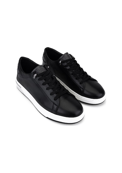 Tamer Tanca Erkek Hakiki Deri Siyah Sneakers & Spor Ayakkabı 1174 505 Erk Ayk Y26 Sıyah