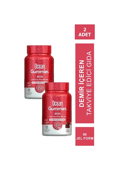 Ocean Gummies İron 2 x 60 Softjel