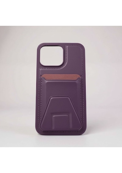 Apple Uyumlu iPhone 15 Pro Max  Kartlıklı Ve Standlı Kılıf