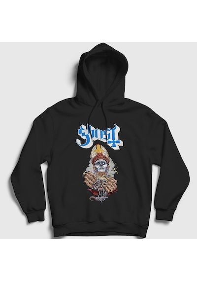 Presmono Unisex Hands Ghost Kapüşonlu Sweatshirt Siyah