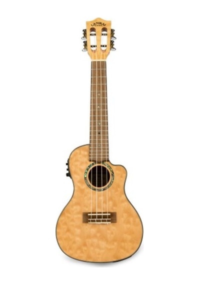 Lanikai Qm-nacec Quilted Maple Concert Preamp Elektro Ukulele