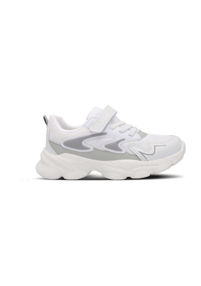 Slazenger PARIS Çocuk Cırt Cırtlı Beyaz Sneaker