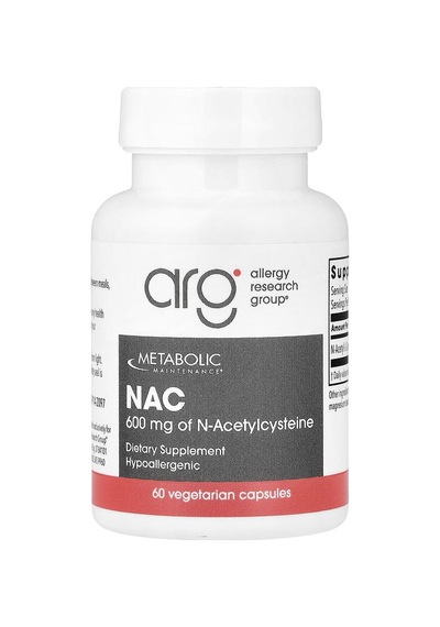 Metabolic Maintenance, Na-c, 600 Mg, 60 Vegetarian Capsules